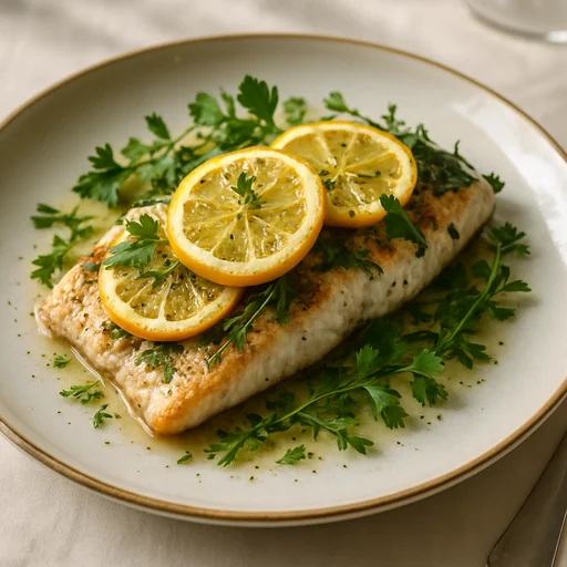 Запечённая рыба с лимоном и травами