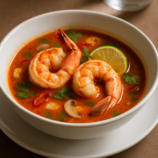 Суп том ям с креветками