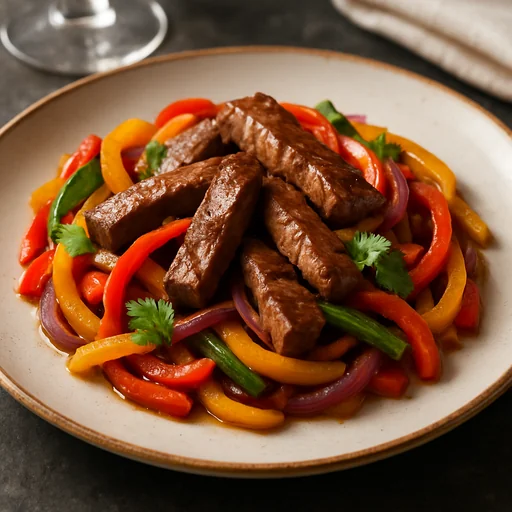 Фахитас с говядиной и овощами