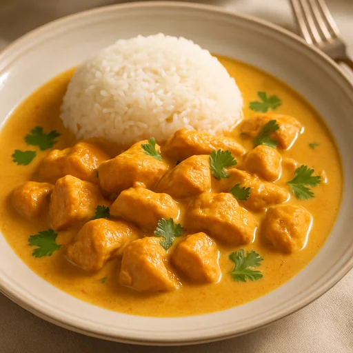 Курица карри с кокосовым молоком