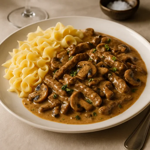 Бoeф Строгaнoв